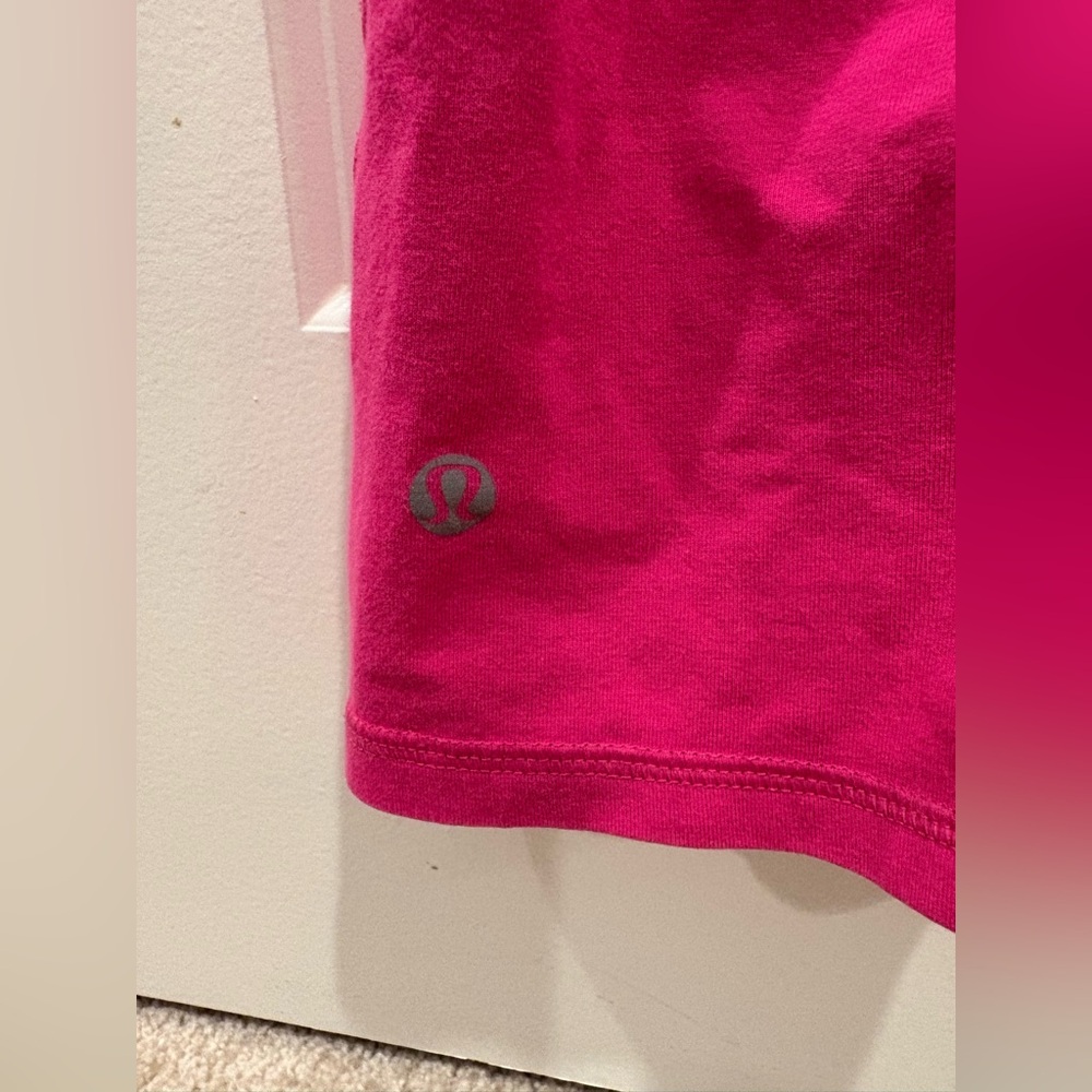 Pink Lululemon Tank with Ruched Razorback NOT FOR SALE - Picture 3 of 3
